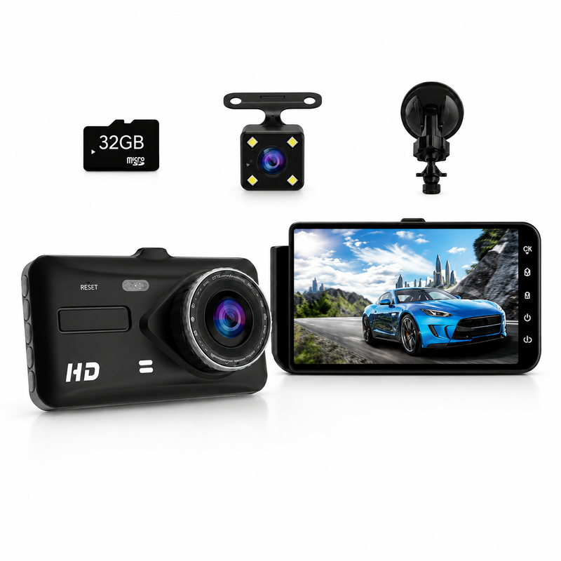 Dashcam con Visión Nocturna Full HD